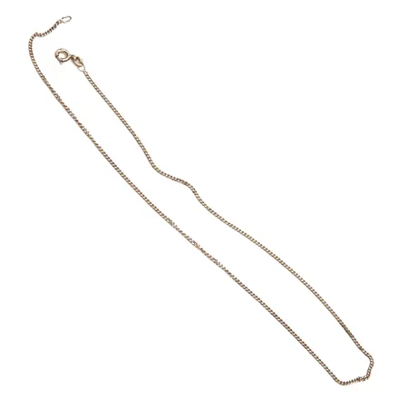 Viallinen panssarikaulaketju, pituus 38cm, 925,  Paino: 2,6 g