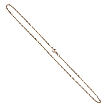 Singapore-kaulaketju, pituus 41cm, 925, Paino: 1,9 g