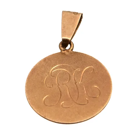 Riipus, kaiverrettu, korkeus 27mm, 585,  Paino: 1,9 g