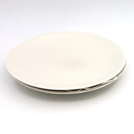Kaksi ruokalautasta, Arabia, iittala, 24H, design Heikki Orvola, valkoinen, Ø210mm