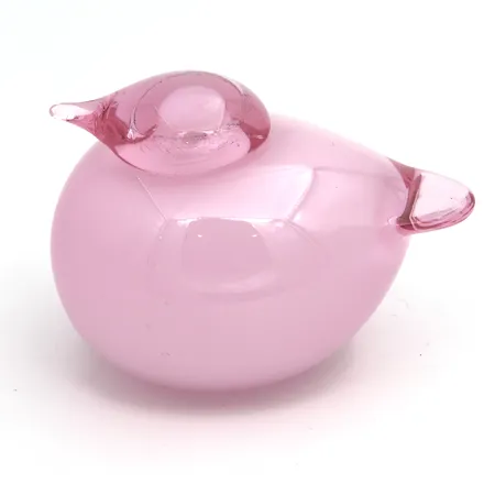 Lasilintu Iittala, Kuukunen, Ystävänpäivä 2010, signeeraus O.Toikka Nuutajärvi, mitat 49x68mm
