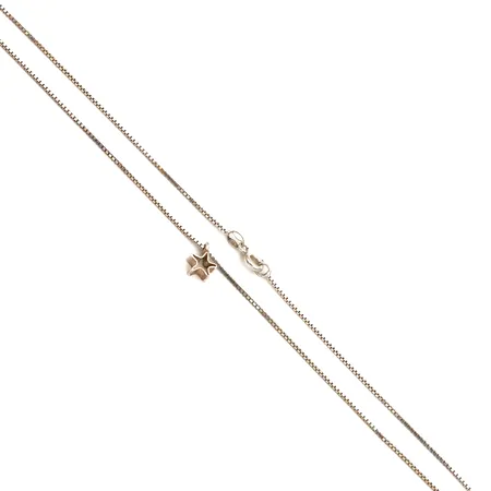 Kaulakoru, pituus 42cm, 925,  Paino: 2,7 g