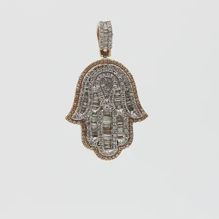 Timanttiriipus 232xn0.005ct 58xn.0.005-0.02ct baguette, korkeus 33mm, ei leimoja, 585, Paino: 5,3 g