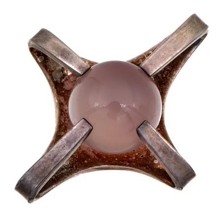Kiviriipus, korkeus 31mm, Elis Kauppi/Kupittaan Kulta, Turku 1963, 813br, Paino: 5,8 g