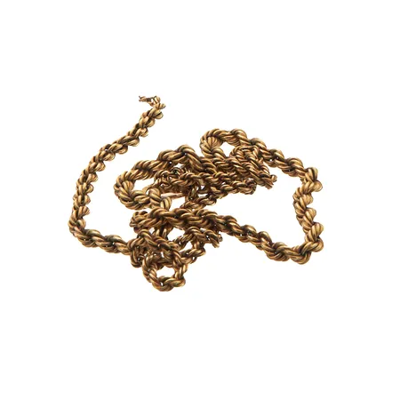 Viallinen kaulaketju, poikki, 585,  Paino: 6,5 g