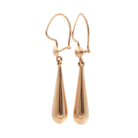 Pisara-korvakorut, korkeus 36mm, 585, Paino: 1,7 g