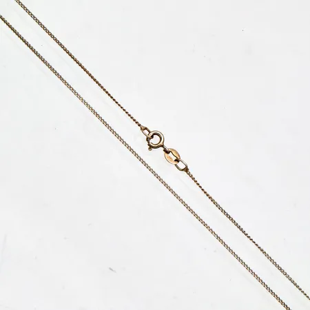 Panssarikaulaketju, pituus 46,5cm, 925, Paino: 1,5 g