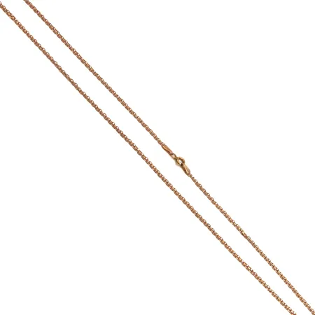X-lenkki-kaulaketju, pituus 54,5cm, leveys 2mm, 585,  Paino: 3,6 g