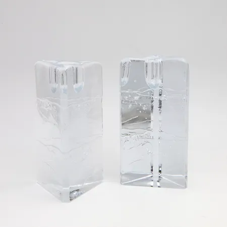 Kynttilänjalat, Iittala Arkipelago, korkeus 135mm, kirkas