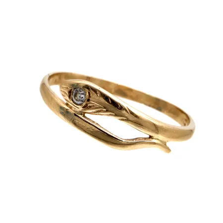 Timanttisormus 3xn.0.005ct, koko 17, 585,  Paino: 2,6 g