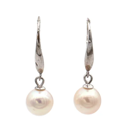 Helmikorvakorut, korkeus 26mm, helmen Ø 8mm, 925br, Paino: 2,1 g