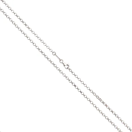 Papukaulaketju Kultakeskus, pituus 59cm, leveys 2,5mm, 925, Paino: 5,8 g