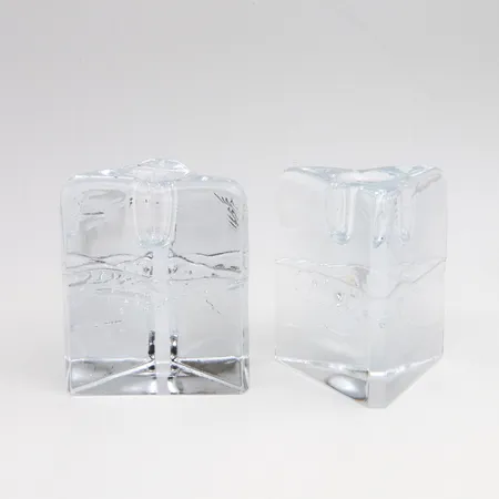 Kynttilänjalat, Iittala Arkipelago, korkeus 85mm, kirkas