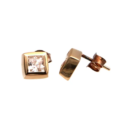 Kivikorvakorut, mitat 6,2mm, 585br,  Paino: 1,2 g