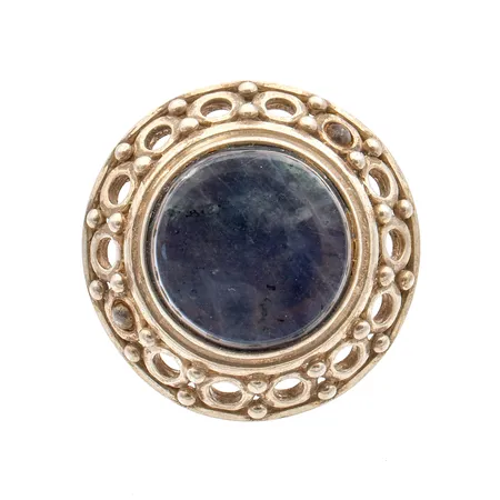 Spektroliittisormus Kalevala/Kaunis koru, Malli 1515, koko 17, koko muunneltavissa, kivessä pieni kuluma, 925br, Paino: 9,8 g
