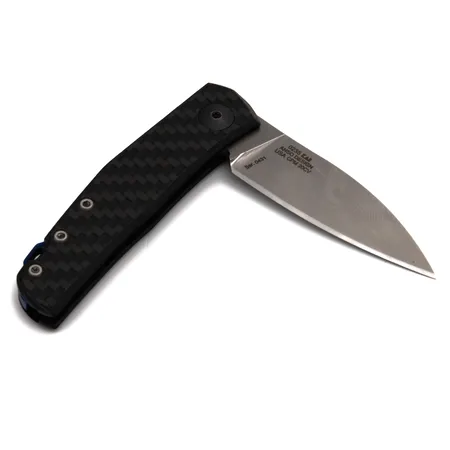 Kääntöveisi Zero Tolerance 0235 Anso Slip-joint Knife Black Carbon Fiber 20cv Stainless, terän pituus 65mm, 