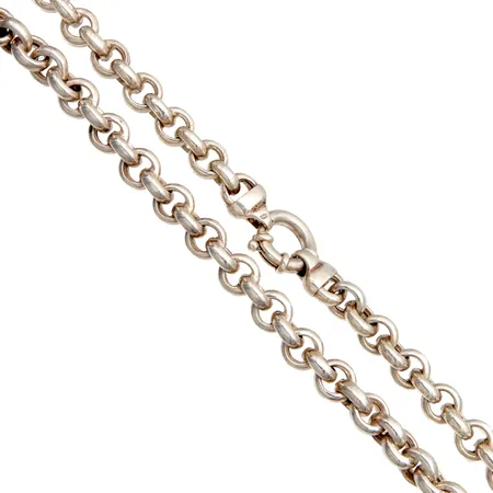 Papukaulaketju, pituus 45cm, leveys 9.7mm, 925,  Paino: 52,2 g
