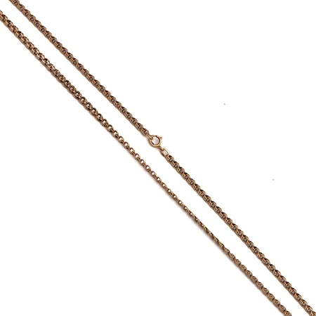Bismarck-kaulaketju, pituus 50cm, leveys 3mm, lukko viallinen, 585,  Paino: 8,1 g