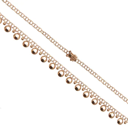 Viallinen kaulaketju, 585, Paino: 4 g