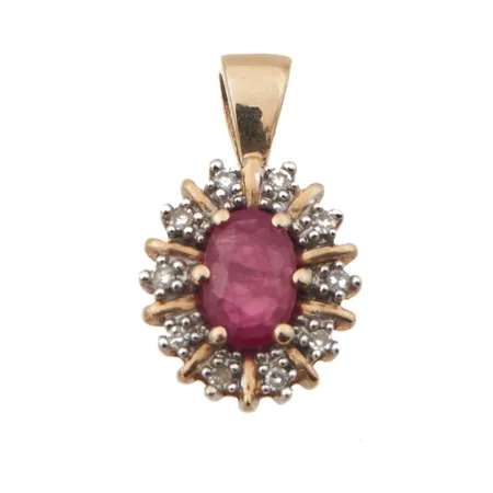 Kiviriipus timanteilla 10xn.0.005ct, korkeus 15mm, Kultajousi, 585br, Paino: 1,2 g