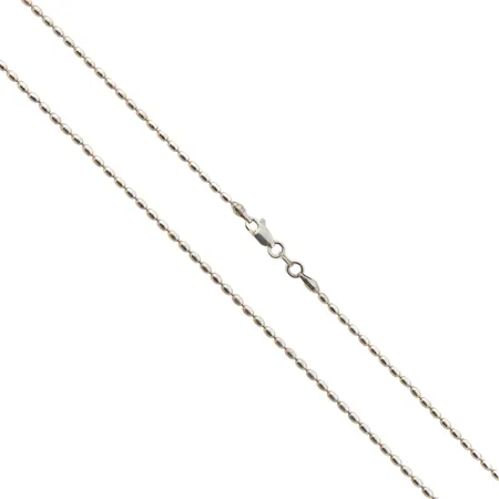 Kaulaketju, pituus 50cm, leveys 2mm, Kultajousi, 925, Paino: 9 g