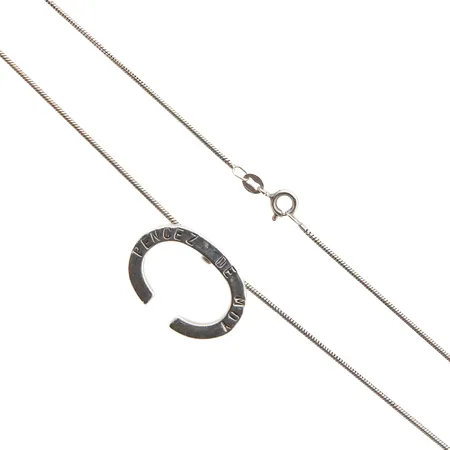 Kaulakoru, Efva Attling, Pencez De Moy, pituus 47cm, riipuksen leveys 26mm, 925, Paino: 9,4 g