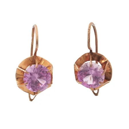 Kivikorvakorut, korkeus 21mm, 585br,  Paino: 2,8 g