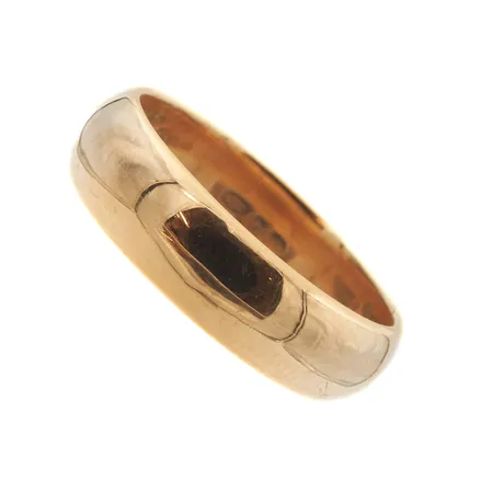 Sileä sormus, koko 17, 750, Paino: 5,7 g