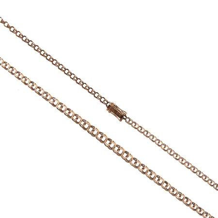 Bismarck-kaulaketju, pituus 47cm, leveys 3-5mm, 585, Paino: 7,2 g