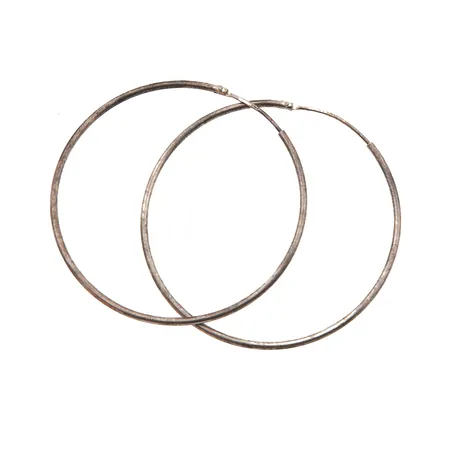 Korvarenkaat, Ø 46mm, 925, Paino: 3,5 g