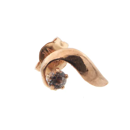 Pariton kivikorvanappi, 585br, Paino: 0,4 g