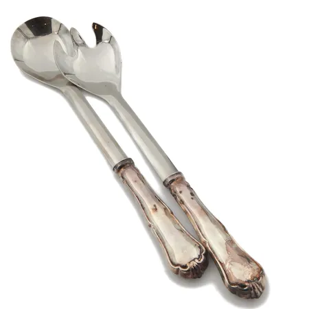 Salaatinottimet, Chippendale, pituus 230mm, 830br,  Paino: 138,2 g