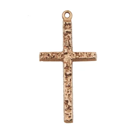 Viallinen ristiriipus, riipuslenkki puuttuu, korkeus 30mm, 585, Paino: 1,2 g