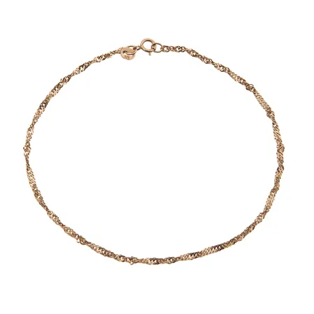 Singapore-ranneketju, pituus 200mm, leveys 2mm, 585, Paino: 1,1 g