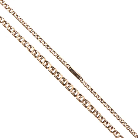 Bismarck-kaulaketju, pituus 43cm, leveys 3-6mm, 585, Paino: 13 g