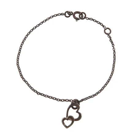 Ranneketju riipuksella, pituus 180-200mm, 925, Paino: 2,8 g