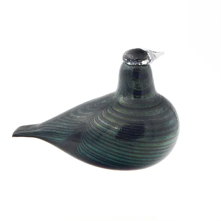 Lasilintu, Kansallis-Osake-Pankki, Nuutajärvi, Oiva Toikka, korkeus 100mm, leveys 155mm. 