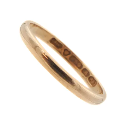 Sileä sormus, kaiverrettu, koko 18, 750, Paino: 2,3 g