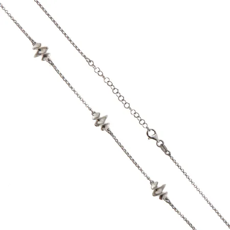 Kaulakoru, pituus 45-50cm, Kultajousi, 925, Paino: 5,4 g