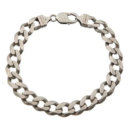 Panssariranneketju, pituus 245mm, leveys 11mm, 925, Paino: 37 g