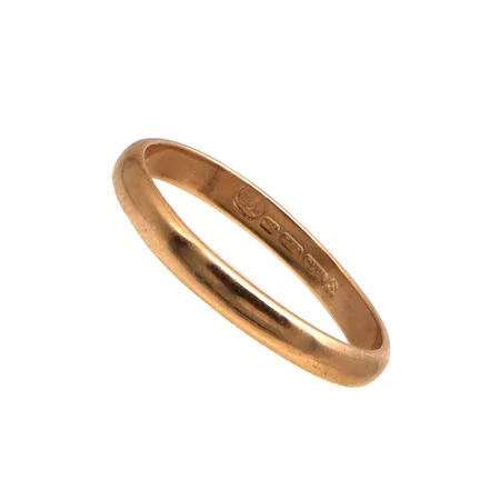 Sileä sormus, koko 18, 585, Paino: 2 g