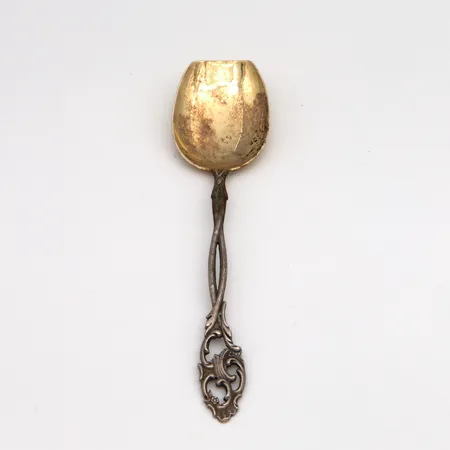Sirotinlusikka, pituus 105mm, kaiverrettu, 813,  Paino: 7 g