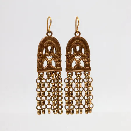 Korvakorut Kalevala, Hämäläinen juhlakääty, korkeus 65mm, pronssia