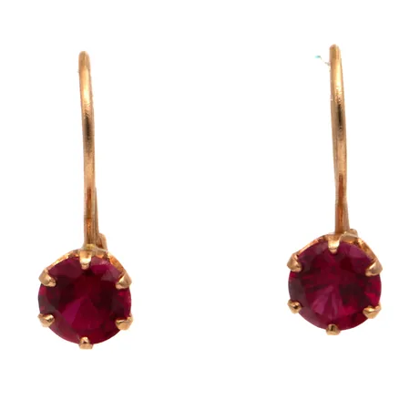 Kivikorvakorut, korkeus 14mm, 585br,  Paino: 0,8 g