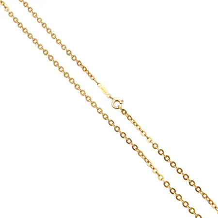 Ankkuri-kaulaketju, pituus 54cm, leveys 3mm, 750,  Paino: 9,5 g