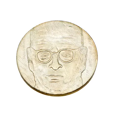 Juhlaraha, J.K Paasikivi, 100 vuotta, vuodelta 1970, nimellisarvo 10 markkaa, 500, Paino: 23 g