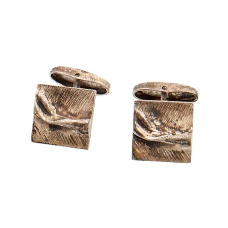 Vialliset hopea kalvosinnapit, 925br,  Paino: 12,3 g