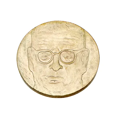 Juhlaraha, J.K Paasikivi, 100 vuotta, vuodelta 1970, nimellisarvo 10 markkaa, 500, Paino: 23 g