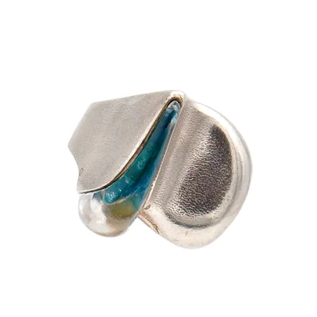 Akryyli-sormus, Darinan kyynel, Lapponia, Björn Weckström, 1974, koko 17¾, 925br,  Paino: 14,9 g