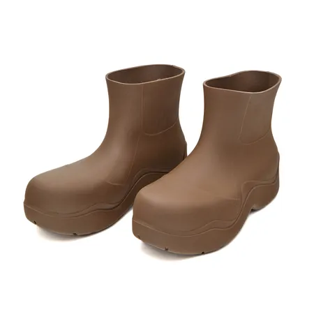 Bottega Veneta Short Puddle Boots Brown, koko 42, mukana alkuperäinen laatikko